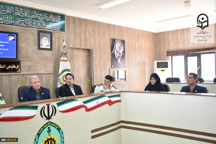 دیدار مسئولین دانشگاه فرهنگیان و علمی کاربردی استان با فرماندهان نیروی انتظامی استان  5