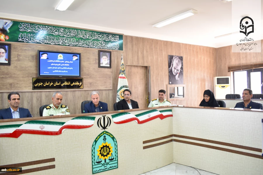دیدار مسئولین دانشگاه فرهنگیان و علمی کاربردی استان با فرماندهان نیروی انتظامی استان  9