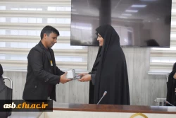 برگزاری مراسم تقدیر از کارکنان دانشگاه فرهنگیان استان 6